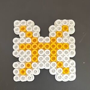 Pisces zodiac sign Perler bead magnet